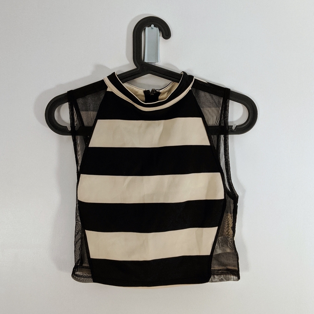 Sparkle & Fade Crop Top